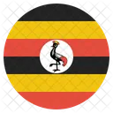 Ouganda National Pays Icône