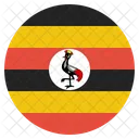 Ouganda National Pays Icône