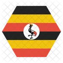 Ouganda National Pays Icône