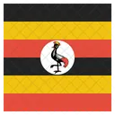 Ouganda National Pays Icône