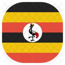 Ouganda National Pays Icône