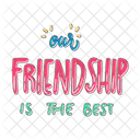 Our Friendship Is The Best Friendship Besties Icon