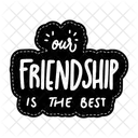 Our friendship is the best  Icon