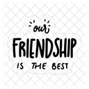 Our Friendship Is The Best Friendship Besties Icon