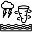 Tempete Meteo Climat Icône
