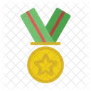 Ouro Honra Medalha Ícone