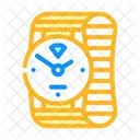 Ouro Relogios Quadril Icon