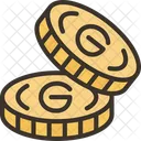 Ouro Lingote Tesouro Icon