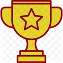 Ouro Medalha Premio Icon