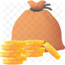 Ouro Dinheiro Dourado Ícone