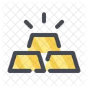 Ouro Tesouro Ativo Ícone