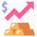 Ouro Financas Negocios Ícone