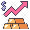 Ouro Financas Negocios Ícone
