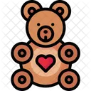 Nounours Ours En Peluche Saint Valentin Icône