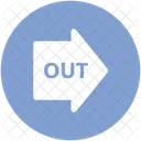 Out Arrow Exit Icon
