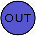 Out Exit Zoom Icon