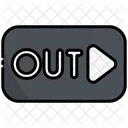 Out Exit Right Icon