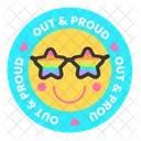 Smiley Sticker Icon