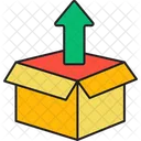 Out Arrow With Box Icon