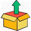 Out Arrow With Box Icon