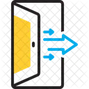 Out Exit Door Icon