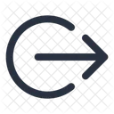 Out Exit Zoom Icon