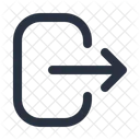 Out Exit Zoom Icon
