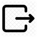 Out Logout Signout Icon