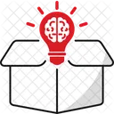 Out Of Box Creativity Innovation Icon
