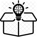 Out Of Box Creativity Innovation Icon