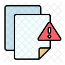 Out Of Paper Error Warning Icon