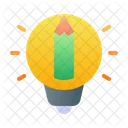 Out Of The Box Idea Light Icon
