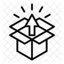 Out Of The Box Idea Creativity Icon