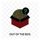 Out Of The Box Idea Creativity Icon
