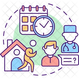 Out patient residential treatment  Icon