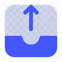 Arrow Upload Email Icon