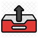 Outbox Upload Up Icon