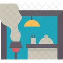 Outdoor Kitchen Cooking Icon