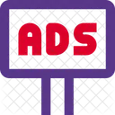 Anuncios Em Outdoor Outdoor Publicidade Ícone