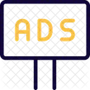 Anuncios Em Outdoor Outdoor Publicidade Ícone