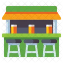 Outdoor Bar Beer Stall Beer Shop Icon