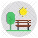 Outdoor Bench Outdoor Furniture Outdoor Sitting Icon