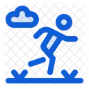 Outdoor Exercise Activity Running Icon