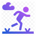 Outdoor Exercise Activity Running Icon