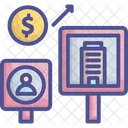 Outdoor Marketing Business Diligence Icon