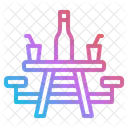 Outdoor Table Camping Picnic Icon