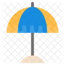 Beach Umbrella Outdoor Icon