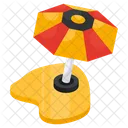 Outdoor Umbrella Parasol Sunshade Icon