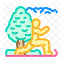 Outdoor Yoga  Icon