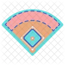 Outfield Field Out Icon